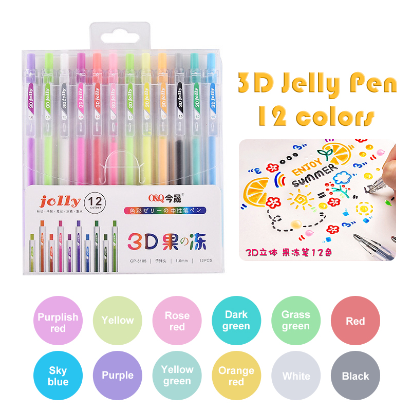 ثلاثية الأبعاد ثلاثية الأبعاد  - مراجعة Gel Ink Pen Set وسعره