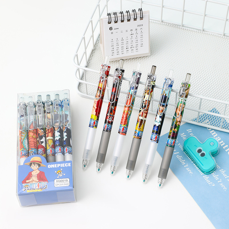 مجموعة أقلام حبر أسود من أنمي  - مراجعة Gel Ink Pen Set وسعره