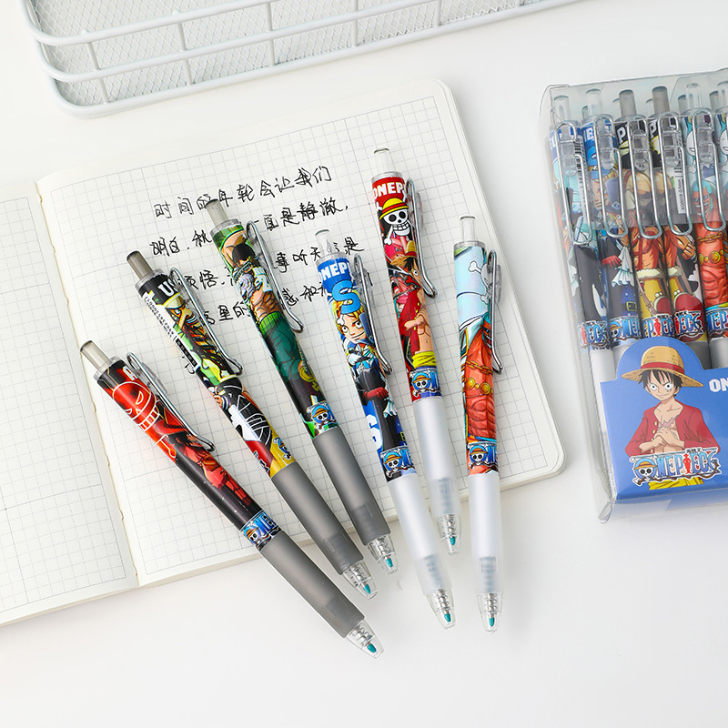 مجموعة أقلام حبر أسود من أنمي  - مراجعة Gel Ink Pen Set وسعره