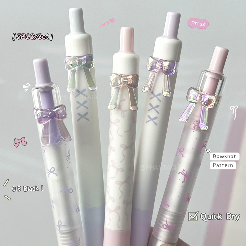 مجموعة من 5 أقلام جل بتصميم في - مراجعة Gel Ink Pen Set وسعره