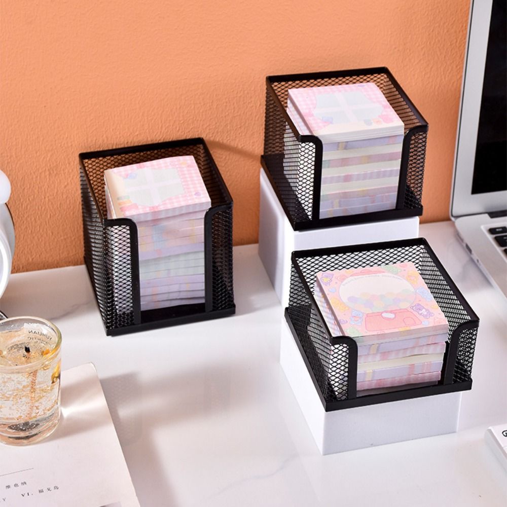 مكعب ورقي شبكي أسود ، علبة مذك - مراجعة Sticky Note Cube وسعره