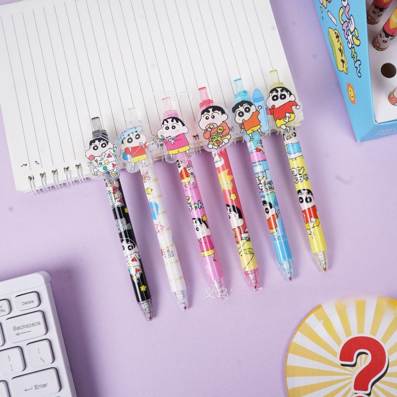 48pcs/box Crayon Shinchan Poin - مراجعة Stationery Office وسعره