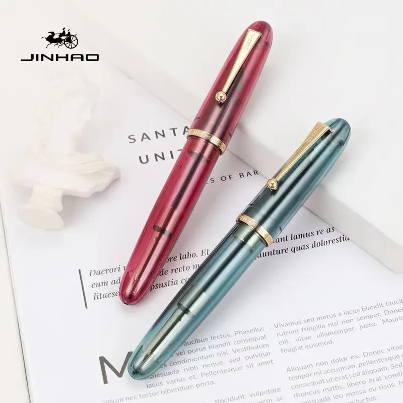 Jinhao 9019 قلم حبر شفاف فاخر  - مراجعة Stationery Supply Business وسعره