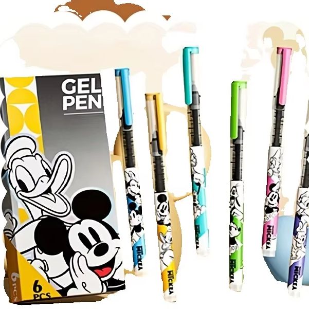 6 قطع من أقلام ديزني ميكي ومين - مراجعة Stationery Supplier وسعره