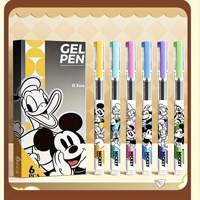 6 قطع من أقلام ديزني ميكي ومين - مراجعة Stationery Supplier وسعره