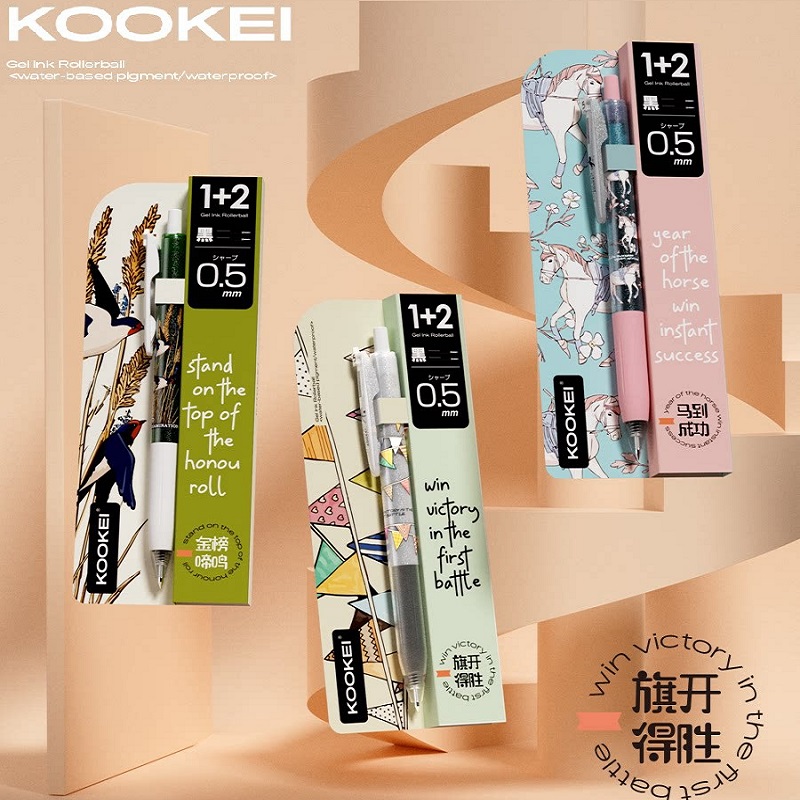 مجموعة أقلام جل KOOKEI Golden  - مراجعة Gel Ink Pen Set وسعره