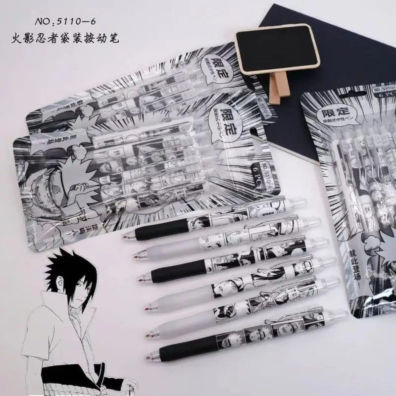 قلم أنيمي ناروتو ، قلم جيل Uch - مراجعة Gel Ink Pen Set وسعره