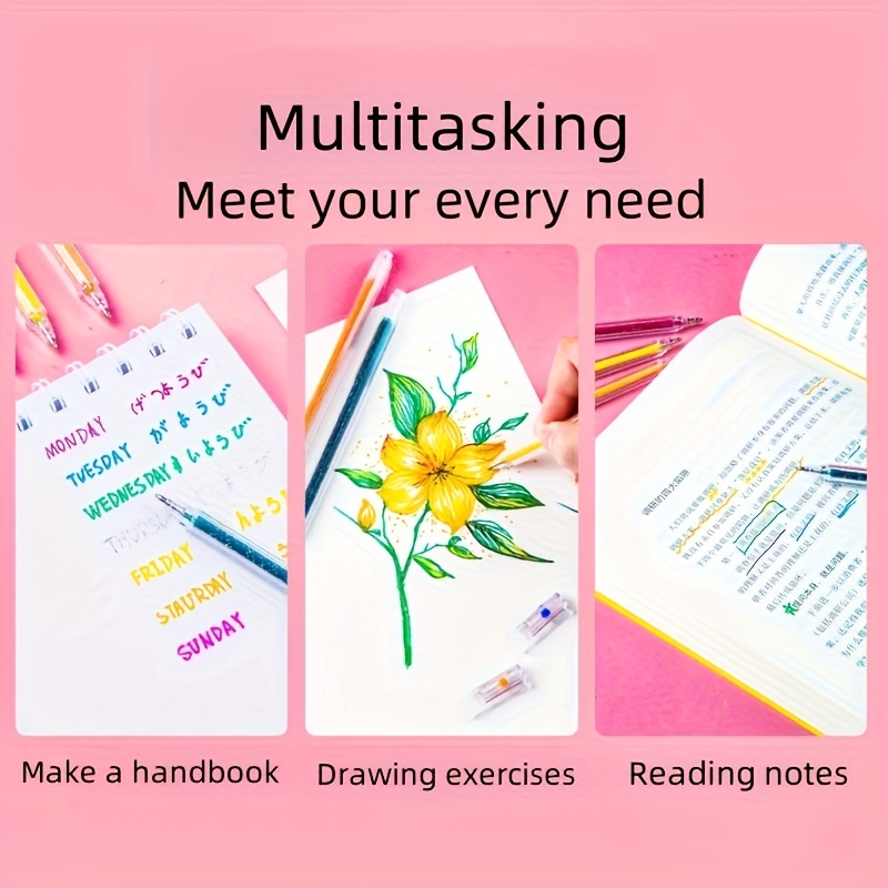 مجموعة أقلام جل لامعة خاصة مكو - مراجعة Gel Ink Pen Set وسعره